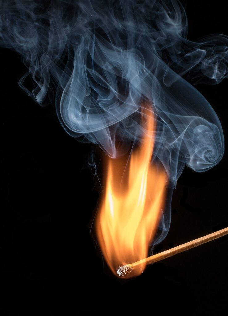 matchstick, flame, smoke-5985710.jpg